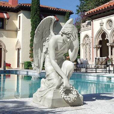 Design Toscano Divine Memories Angel Statue & Reviews | Wayfair